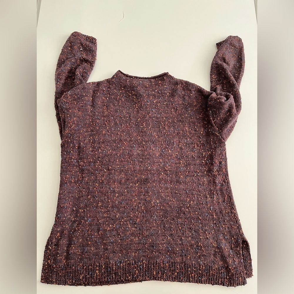 J. Jill Marled Knit Cardigan - purple - Picture 9 of 9